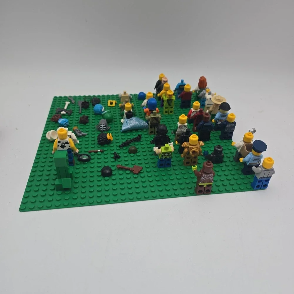LEGO Minifigure Lot Mixed Figures Parts Accessories City Ninjago Star Wars More